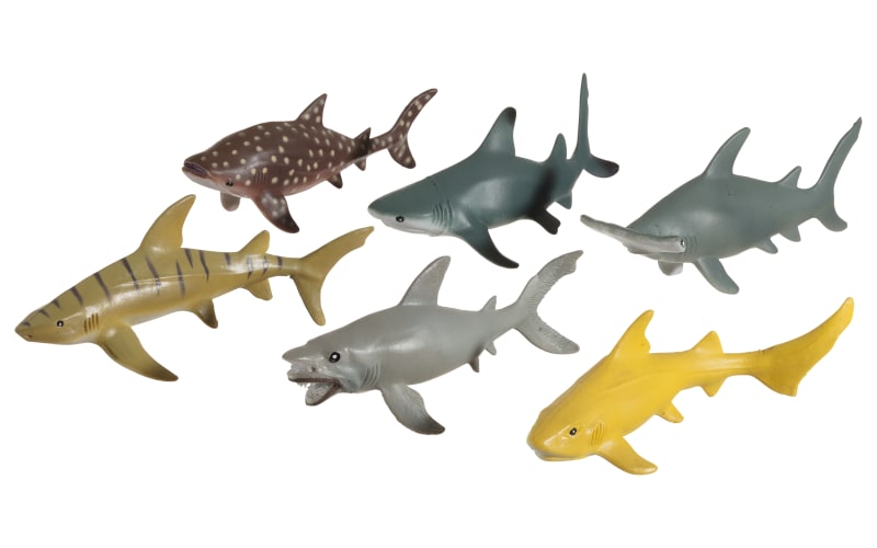 Wild Republic Polybag of Shark Figurines