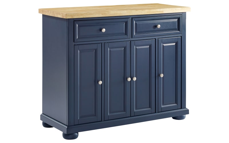 Crosley Madison Kitchen Island with Feet-Navy