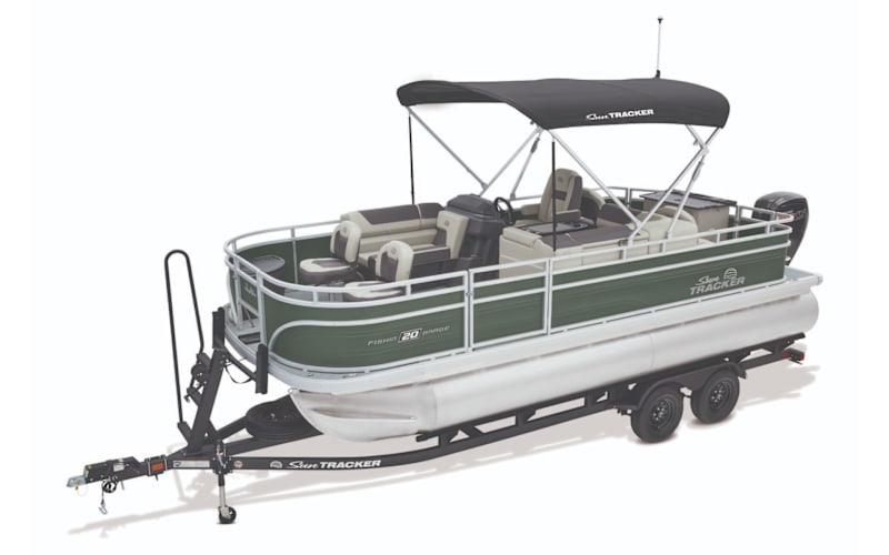2027 SUN TRACKER FISHIN BARGE 20 DLX | Mack's Prairie Wings