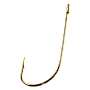 Eagle Claw 084/089 Plain Shank Hooks-Gold