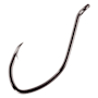 Eagle Claw TroKar Pro-V Bend Extreme Octopus Hooks-Platinum Black