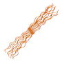 White River Fly Shop Sili Worm-Worm Brown