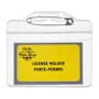 White River Fly Shop Fishing License Holder-Clear