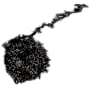 Hareline Dubbin Chocklett's Finesse Body Chenille-Black