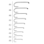 Montana Fly Company 7026 2XL Heavy-Wire Nymph/Streamer Fly Hook-Black Nickel