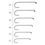 Montana Fly Company 7008 4XL Streamer/Nymph Fly Hook-Black Nickel