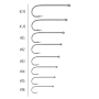Montana Fly Company 7052 Vertical Eye Streamer Hook-Black Nickel