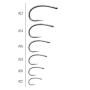 Montana Fly Company 7188 Heavy Wire Straight Eye Scud and Emerger Fly Hook-Black Nickel