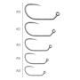 Montana Fly Company 7203 Tactical Barbless Jig Fly Hook-Black Nickel