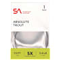 Scientific Anglers Absolute Trout Tapered Leader-Clear