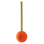 White River Fly Shop Round Foam Strike Indicator-Fluorescent Orange