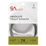 Scientific Anglers Absolute Trout Stealth Tapered Leader-Green