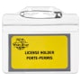 White River Fly Shop Fishing License Holder-Clear