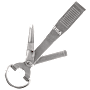 Tie-Fast Combo Fly-Fishing Tool-Silver