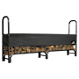 ShelterLogic Heavy-Duty Firewood Rack with Cover-Black
