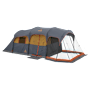 Ascend 8-Person Tunnel Tent with Screen Porch-Turbulence/Bistre/Clay