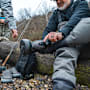 Korkers Chrome Lite BOA Wading Boots for Men-Black/Grey