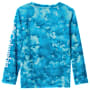 Columbia PFG Super Terminal Tackle Long-Sleeve T-Shirt for Toddlers-Blue Echo