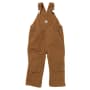 Carhartt Washed Bib Overalls for Babies-Carhartt Brown