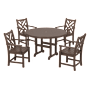 POLYWOOD Chippendale 5-Piece Round Farmhouse Dining Set image thumbnail 1