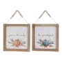 Melrose International Pumpkin Sentiment Framed Prints