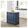 Crosley Madison Kitchen Island with Feet-Navy