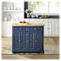 Crosley Madison Kitchen Island with Feet-Navy