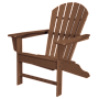 POLYWOOD South Beach Adirondack Chair-Teak