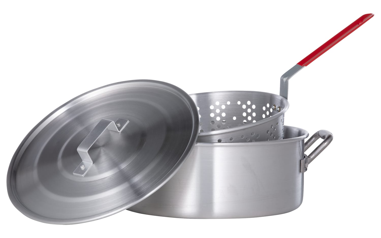 Bass Pro Shops 10.5-Quart Aluminum Pan and Basket