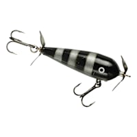 Leurre Vintage Cisco Kid Topper – Topwater Blanc/rouge Pailleté Pour Brochet Et Musky, 5 1/2 Oz, USA
