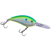 Bomber Lures Fat Free Shad Crankbait Bass Fishing Lure, Blue Back
