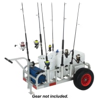 Offshore Angler Deluxe Beach Cart with Poly Wheels
