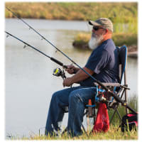 FOX STALKER FISHING Chair, folding stool and rod holder £30.00