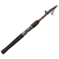 english graphite telescoping fishing poles Smuggler 7 Powerful Compact Travel Rod + 2 Tips toe with those big bass and walleye Bass Pro Shops Power Plus