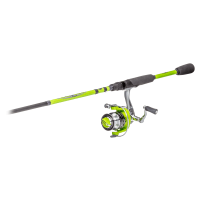 Bass Pro Shops Extreme Spinning Combo - 20 - 6'9 - Med Light - 5:6:1 - Green/Blue