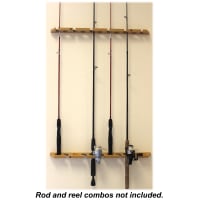 Rush Creek Creations 11-Fishing Rod Versatile 3-in-1 Wall and Ceiling Storage  Rack 38-3017 - The Home Depot