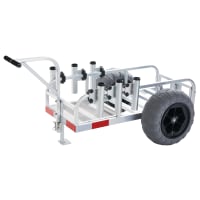 Offshore Angler Deluxe Beach Cart with Poly Wheels