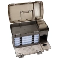 Plano 707 Fishing Tackle Box + Equipment LOADED Deep Storage Well 2 Drawers