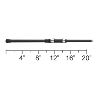 Uncle Buck's Deluxe Crappie Pole 15 ft fishing rod cane telescoping 16ft