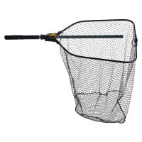 bass pro gold series colapsable fishing net 34-67 telscoping handle Stowmaster Collapsible Nets These Bass Pro landing nets open easily with 1 arm and 1 swing Bass Pro Shops Gold Series