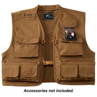 Gilet De Pêche Homme White River – 2XL, Marron, 100% Coton, état Impeccable