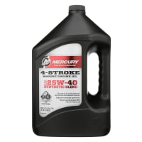 Mercury Marine 4-Stroke 25W40 Synthetic Blend Marine Engine