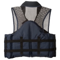 Bass Pro Shops Deluxe Mesh Fishing Life Vest for Adults - Silver Grey - M
