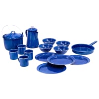 GSI Outdoors Pioneer Enamelware 4 Person Camp Set