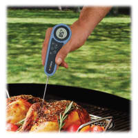 Maverick PT-55 Waterproof Digital Instant Read Cooking Kitchen Grilling  Smoker BBQ Probe Meat Thermometer, No Size, Gray