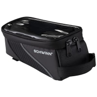 schwinn smartphone bicycle bag Bike Bag, Packs and Storage, Easy to Attach, Hold Cell Phones, Snacks, Wallet, Mounted Accessories, Commuter Pannier, Black : Sports & Outdoors Schwinn Top Tube Phone Bag