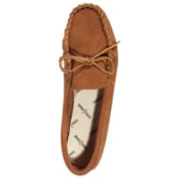Minnetonka leather laced store softsole