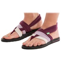 NWT Sanuk 1015916 Yoga Sling 3 HOCO Womens 7M Peach Color Fabric Sandals