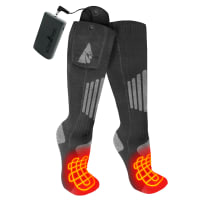 ActionHeat Cotton 3.7V Rechargeable Heated Socks 2.0 with Remote
