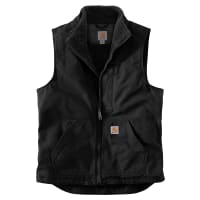Carhartt Loose Fit Washed Duck Sherpa Lined Mock Neck Vest for Men